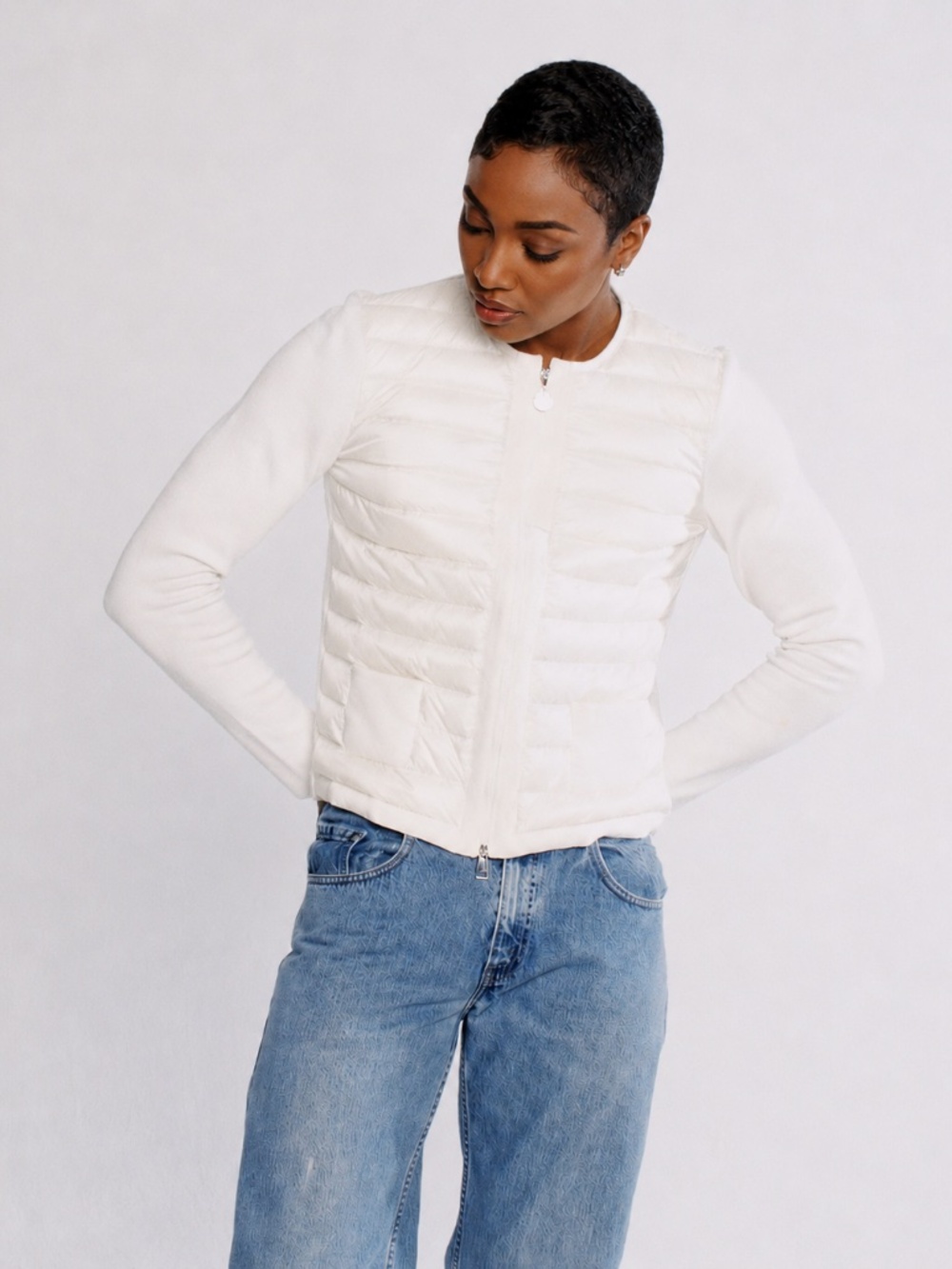 MONCLER Maglia Tricot Alla Coreana Jacket - Size 1 (S) - USED ONCE